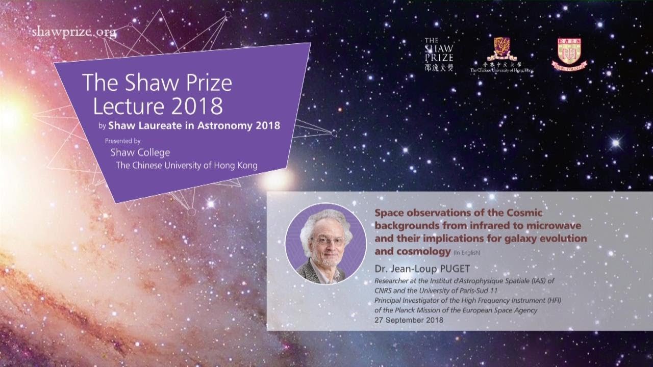 The Shaw Prize Lecture in Astronomy 2018