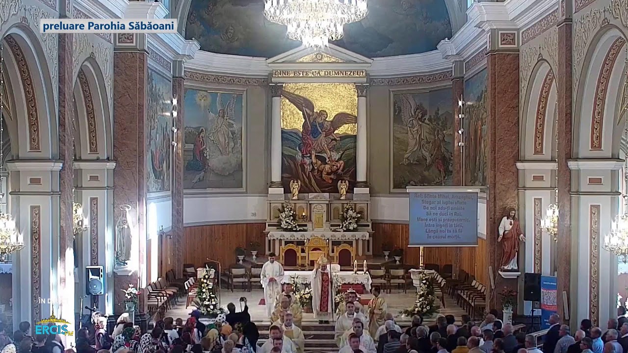 Săbăoani „Sf. Mihail Arhanghelul”-Sf Liturghie a hramului celebrată de PS Petru Sescu (29.09.2023)