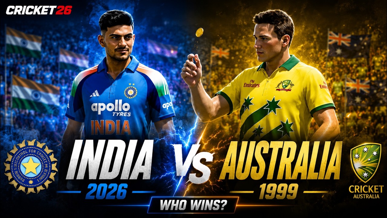 🔥 INDIA 2026 vs AUSTRALIA 1999! Ultimate Era Battle | Cricket 26