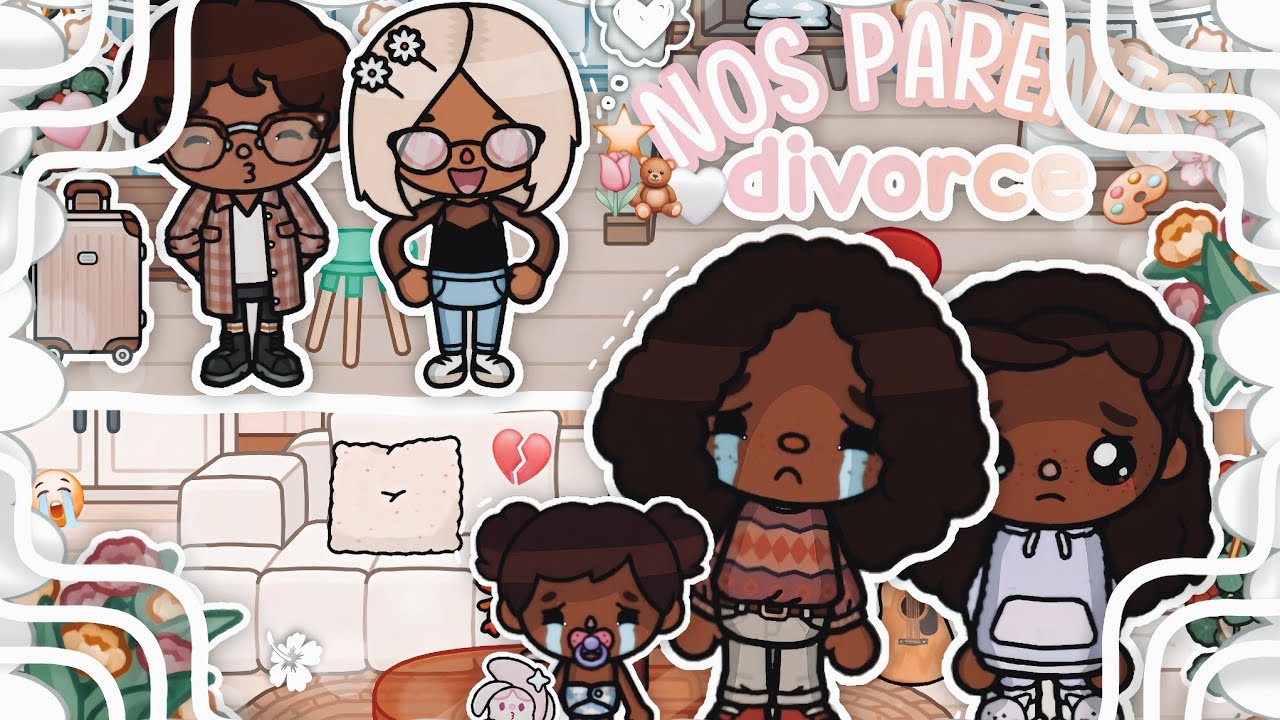 Nos parent divorce💔||*with voice*||Toca Boca rp🌷✨️