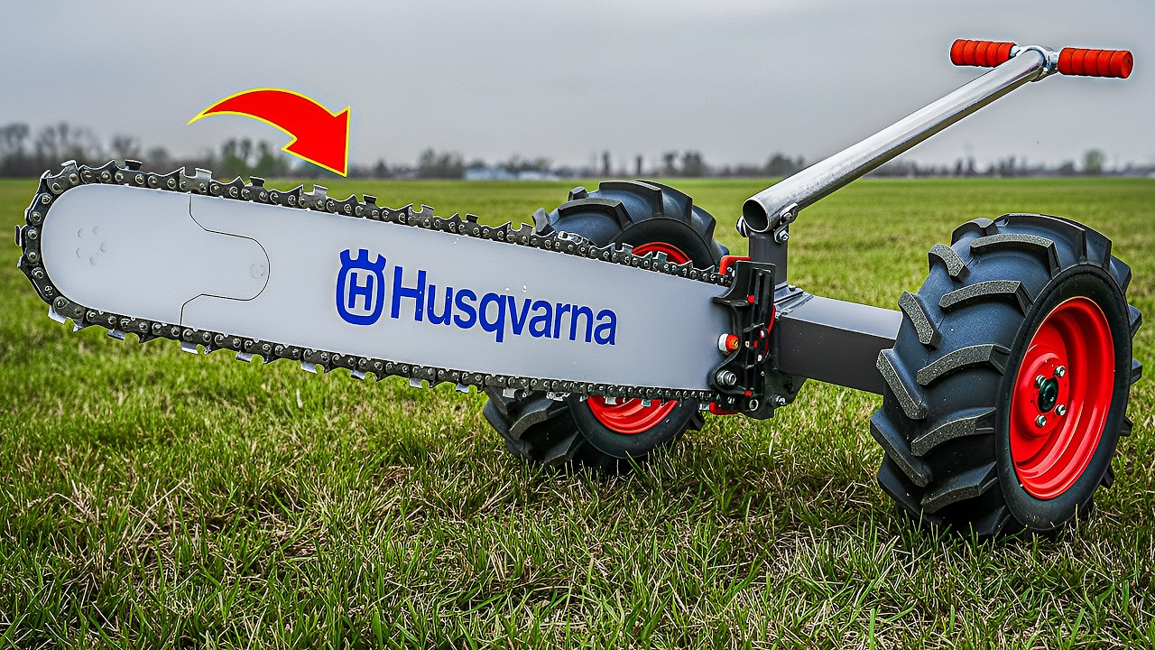 Millions of farmers will be shocked by this crazy idea! Turning chainsaw into a million-dollar tool