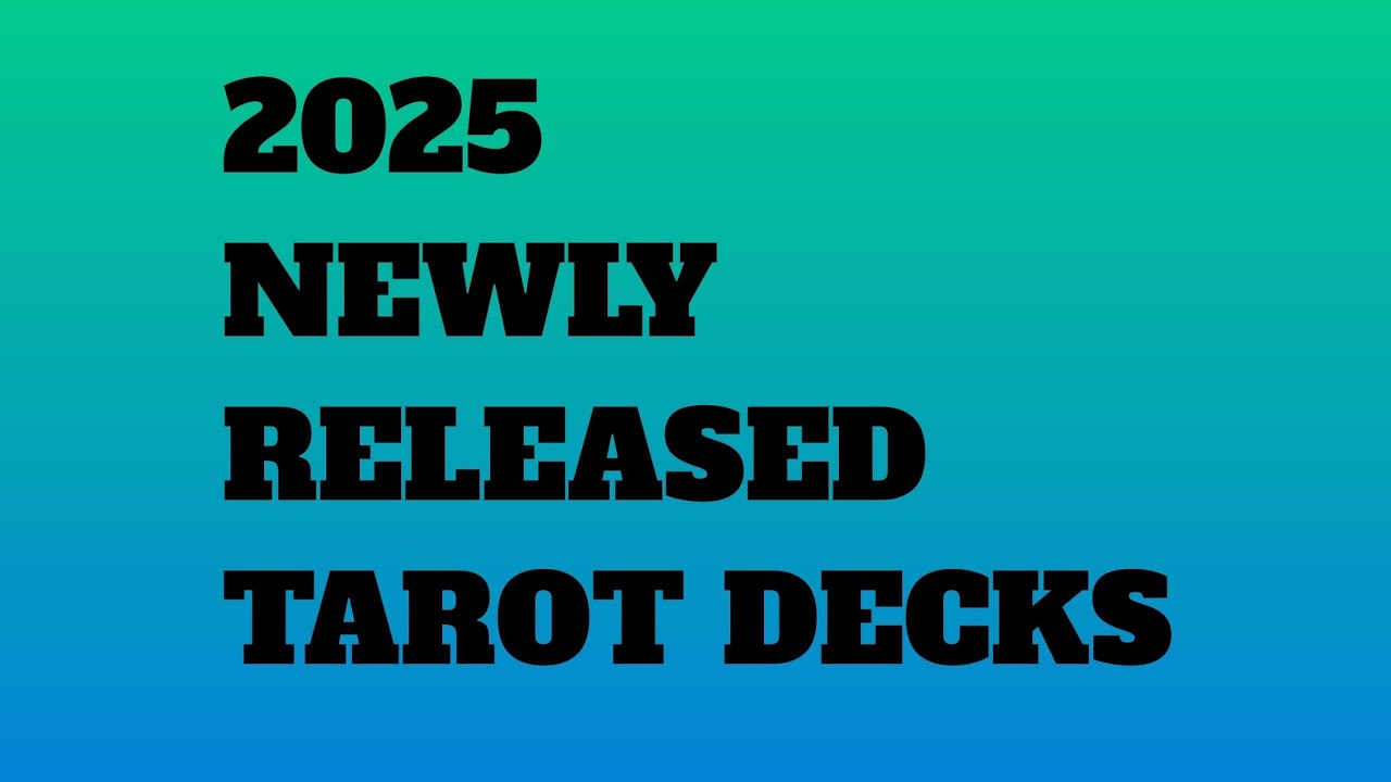 #2025WrapUp /   14 GORGEOUS NEWLY RELEASED TAROT DECKS ❤️ 