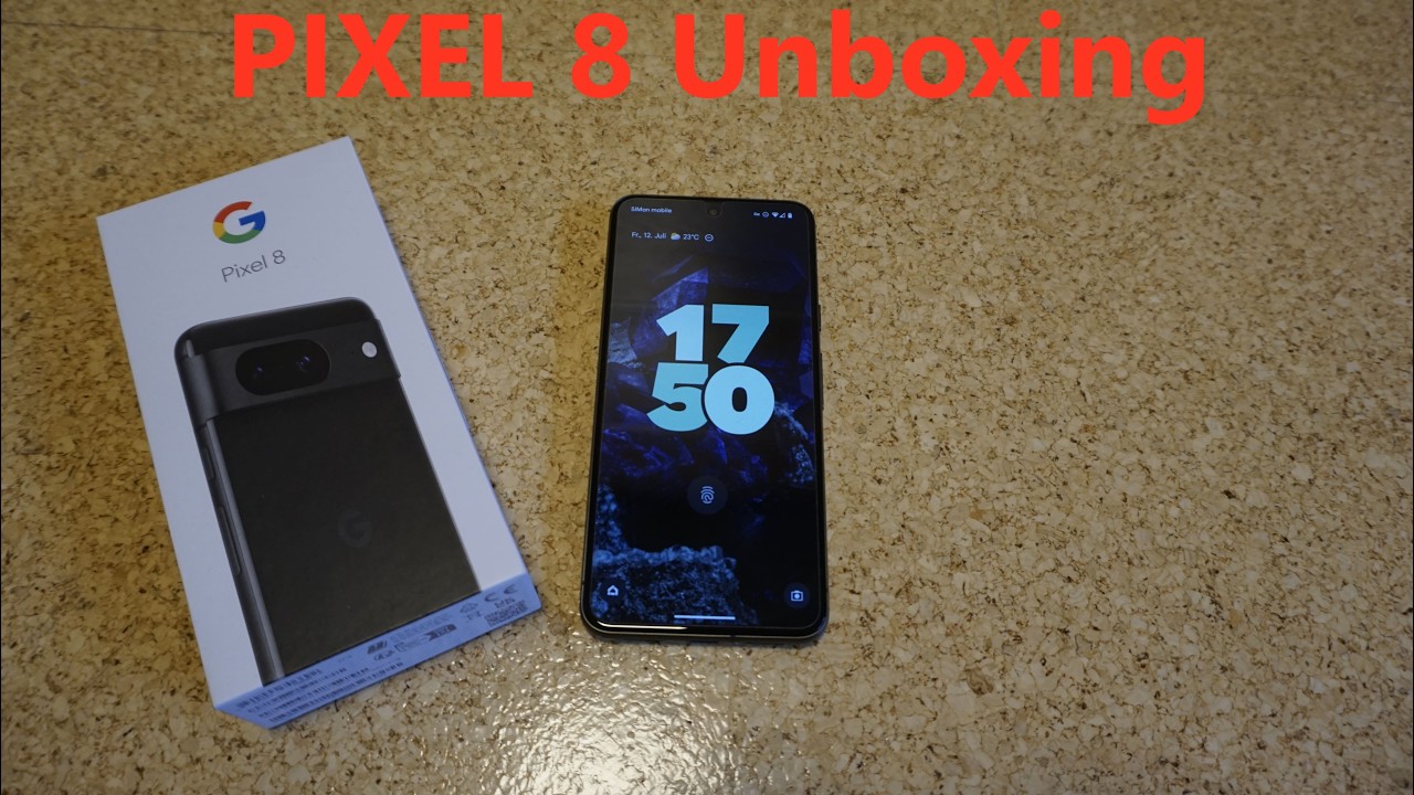 Google Pixel 8 Unboxing und erster Eindruck