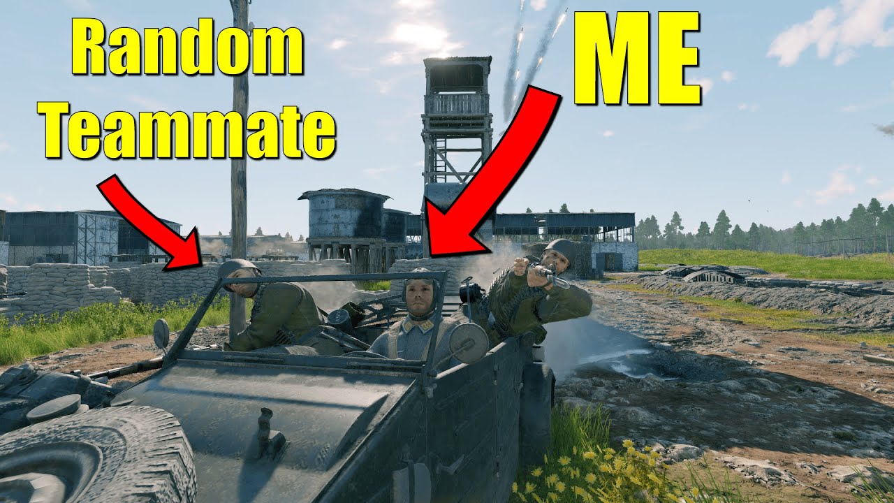 ENLISTED ROAD RAGE | Enlisted Axis Gameplay