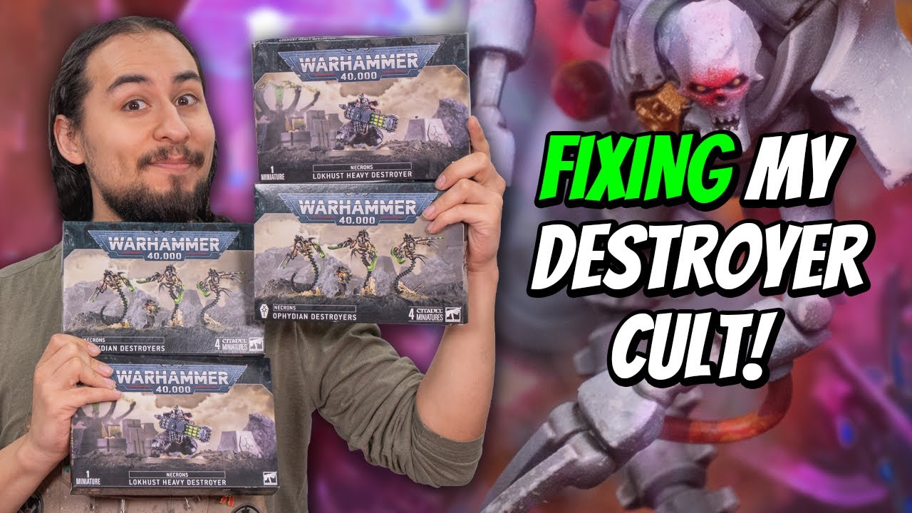 FINISHING Some of My Favorite Necron Units!