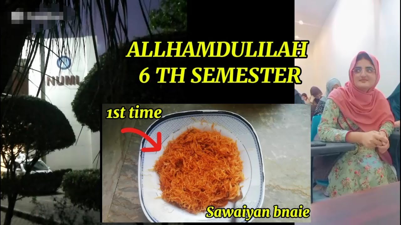 |Allhamdulilah in 6th semester ✨|