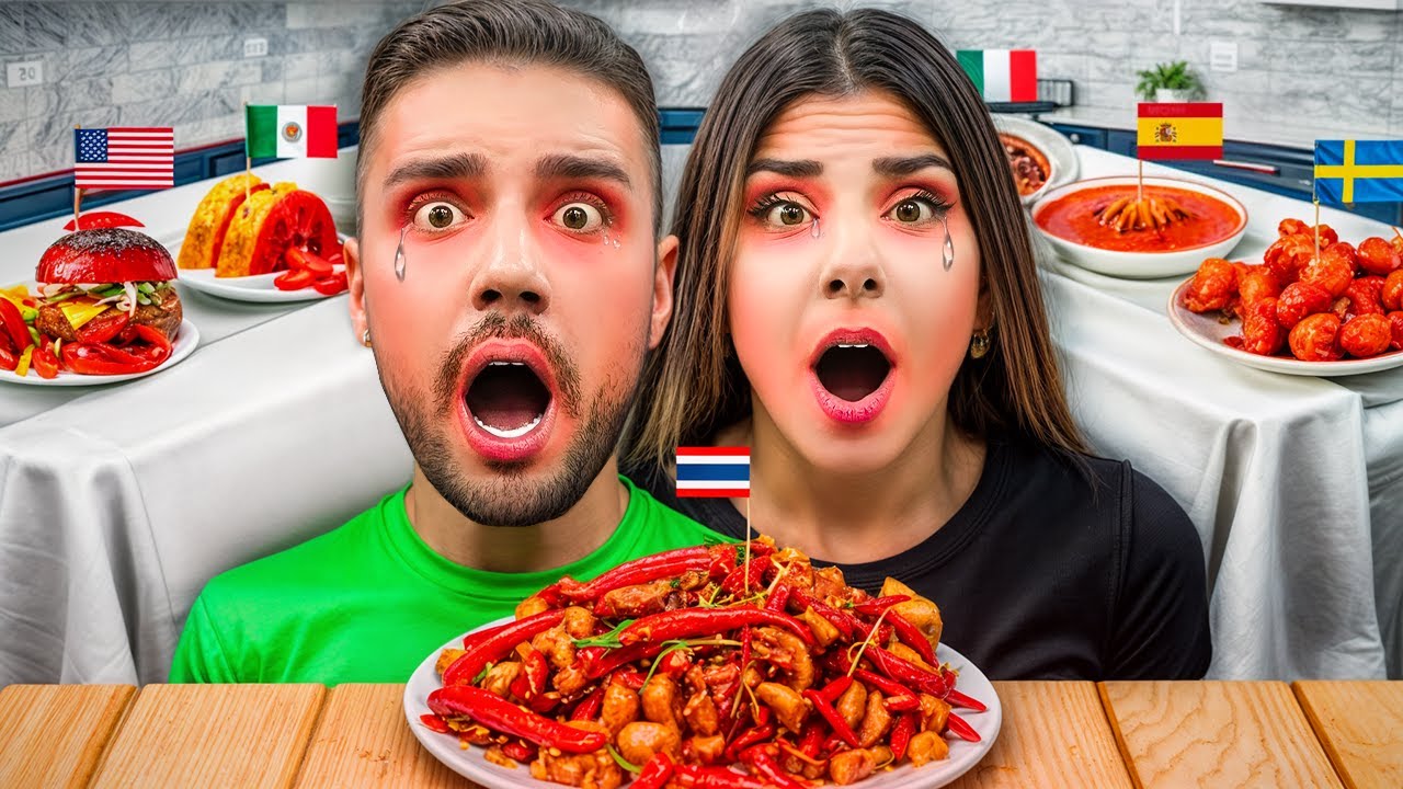 ÜLKELERİN EN ACI YEMEKLERİNİ DENEDİK !?
