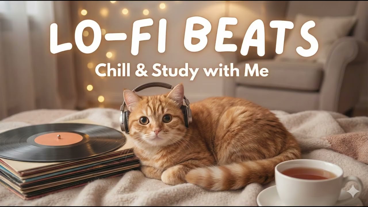 [Playlist] 고양이가 골골대는 소리 같은 편안한 겨울 로파이 🎧 Chill Beats