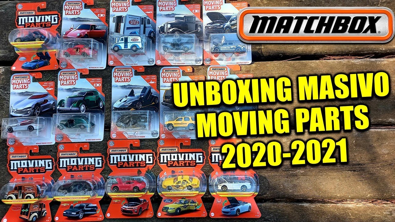 Matchbox Moving Parts 2020-2021 - Unboxing Masivo de 15 piezas para la colección