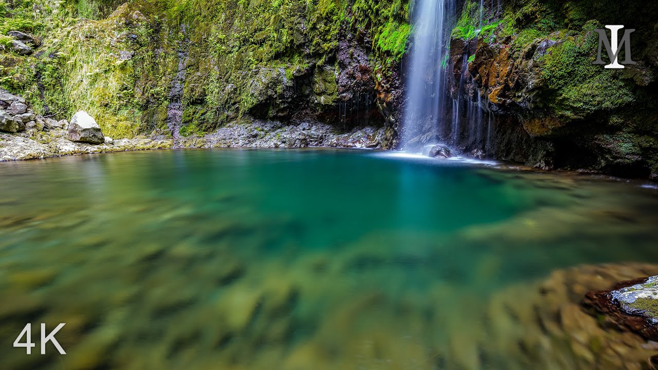 Madeira 4k - Discovering a Secret Waterfall in São Vicente - Binaural Audio ASMR 🎧