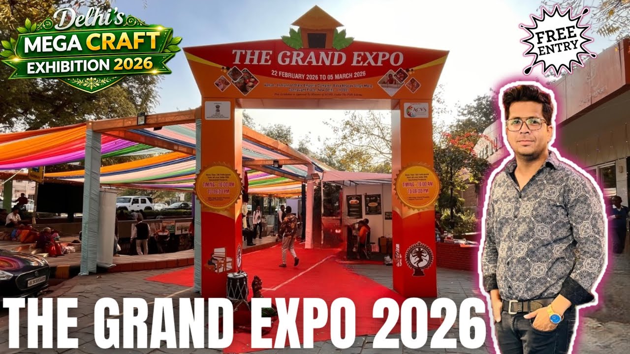 The Grand Expo 2026 Baba Kharak Singh Marg || The Grand Expo 2026 || Handloom Expo 2026 C.P￼