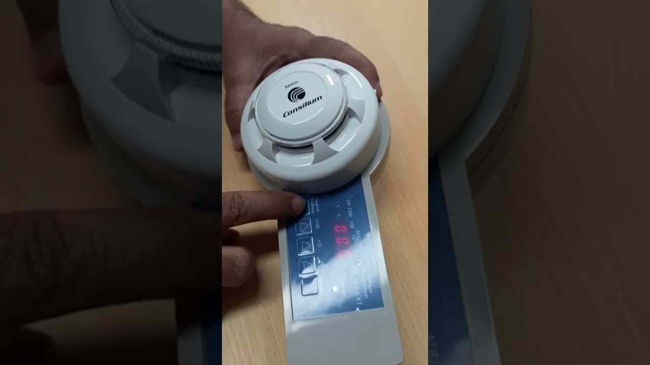 II How to set the address in a Fire Detector II Address Programmer II Consilium II EV-AD2-EXT II