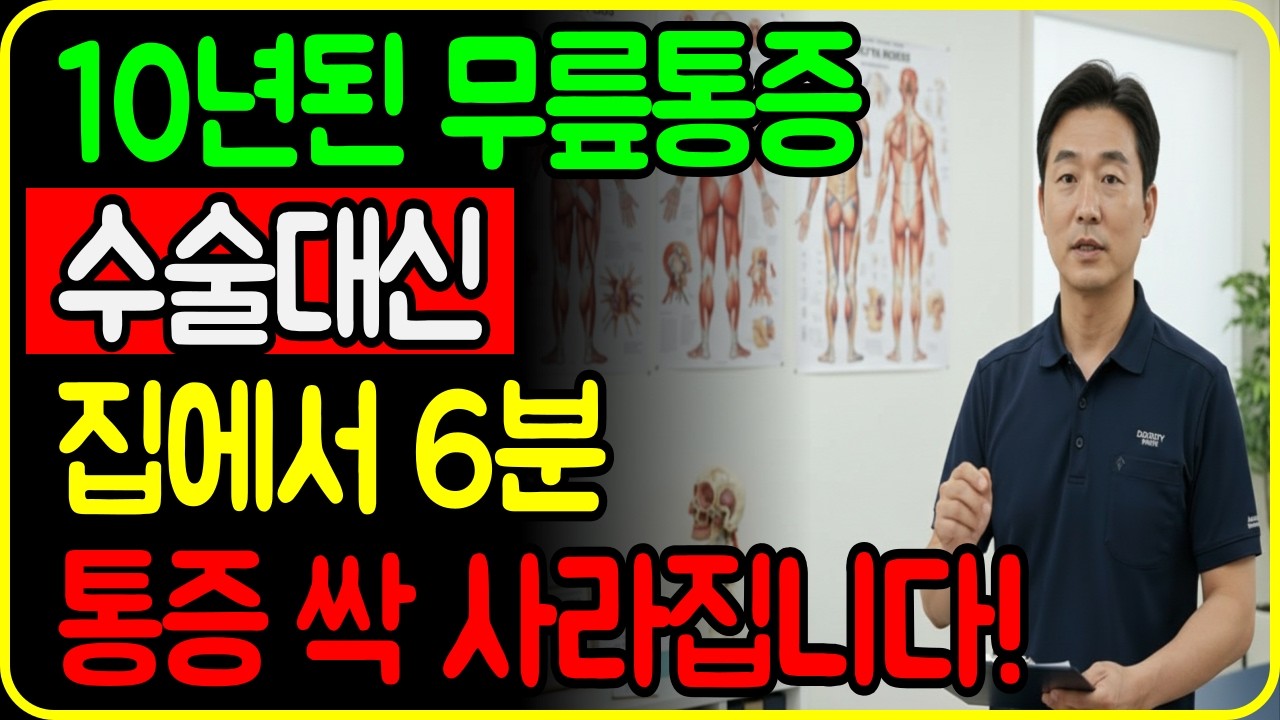 무릎이 10년째 안 낫는 진짜 이유｜무릎 운동 안 해도 통증 줄어드는 ‘순서’가 있습니다
