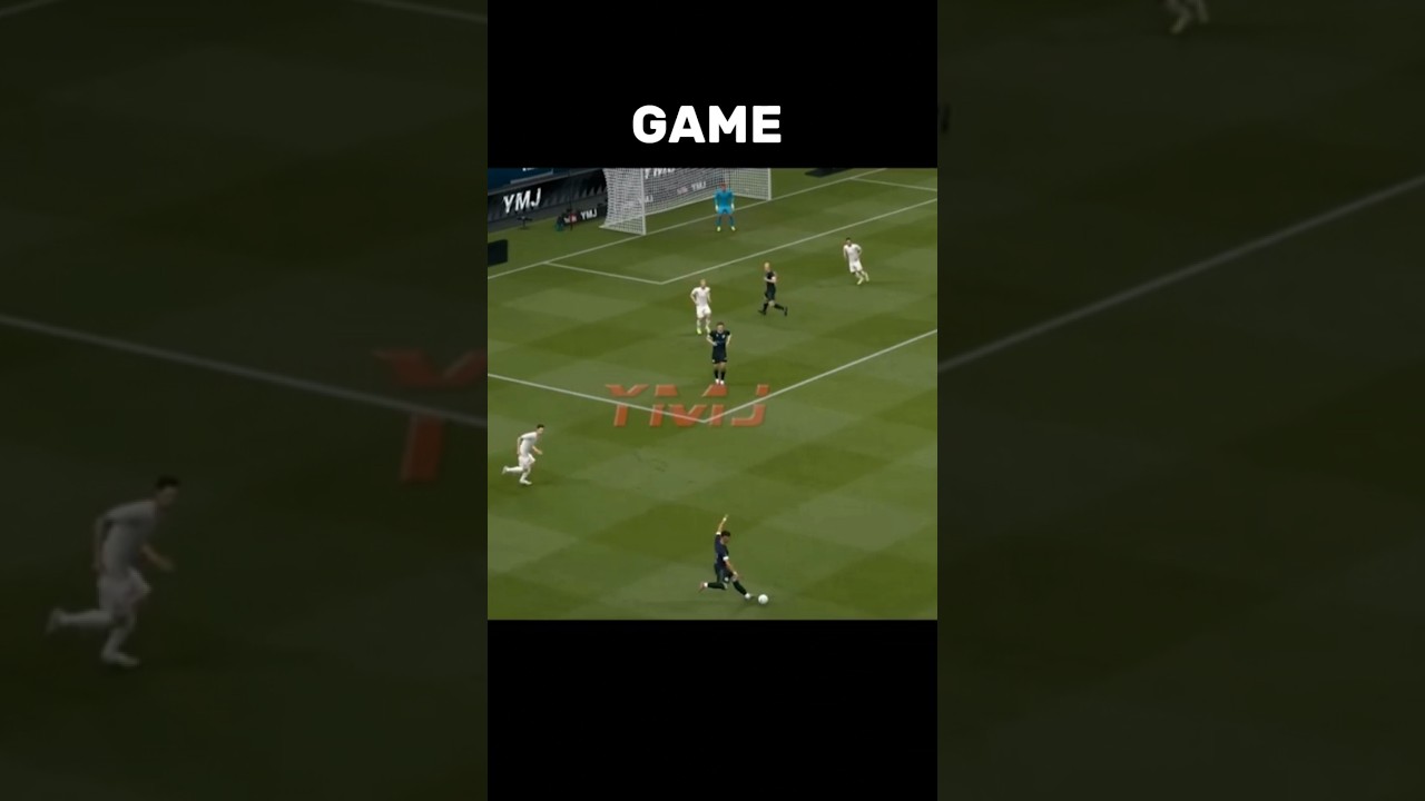 Impossible Curve Goal Recreated in FIFA #fifa #eafc #fc24 #fifa23 #football #gaming #fut #shorts