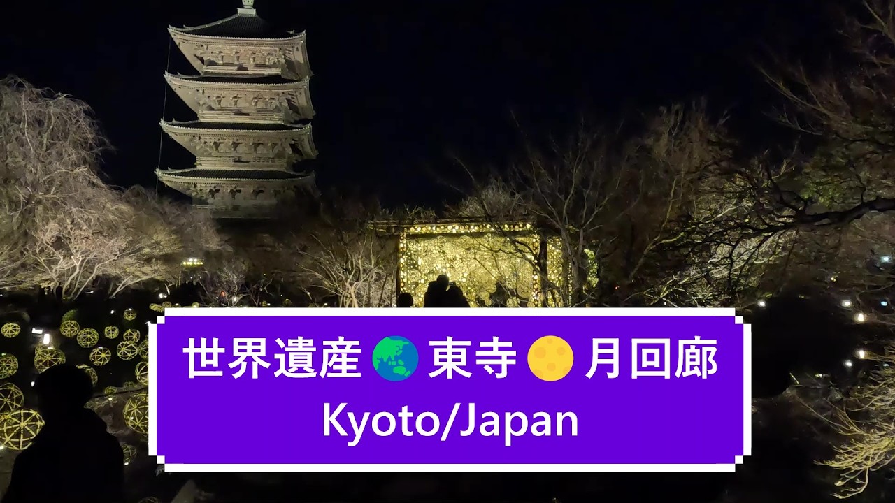 世界遺産🌏東寺🌕月回廊Kyoto/Japan