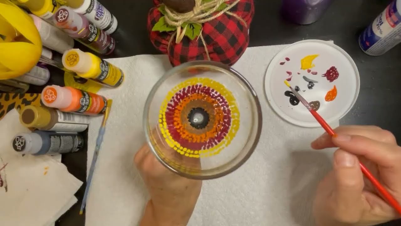Paint With Me! How to Paint Stemmed Sunflower Wine Glasses Step-by-Step: DIY Full Art Tutorial!