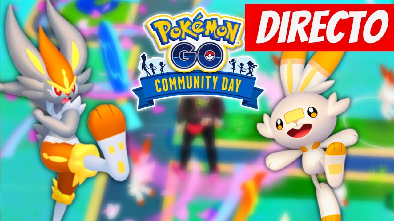 🛑¡Directo Community Day de Scorbunny y también Intercambios! - Pokémon GO