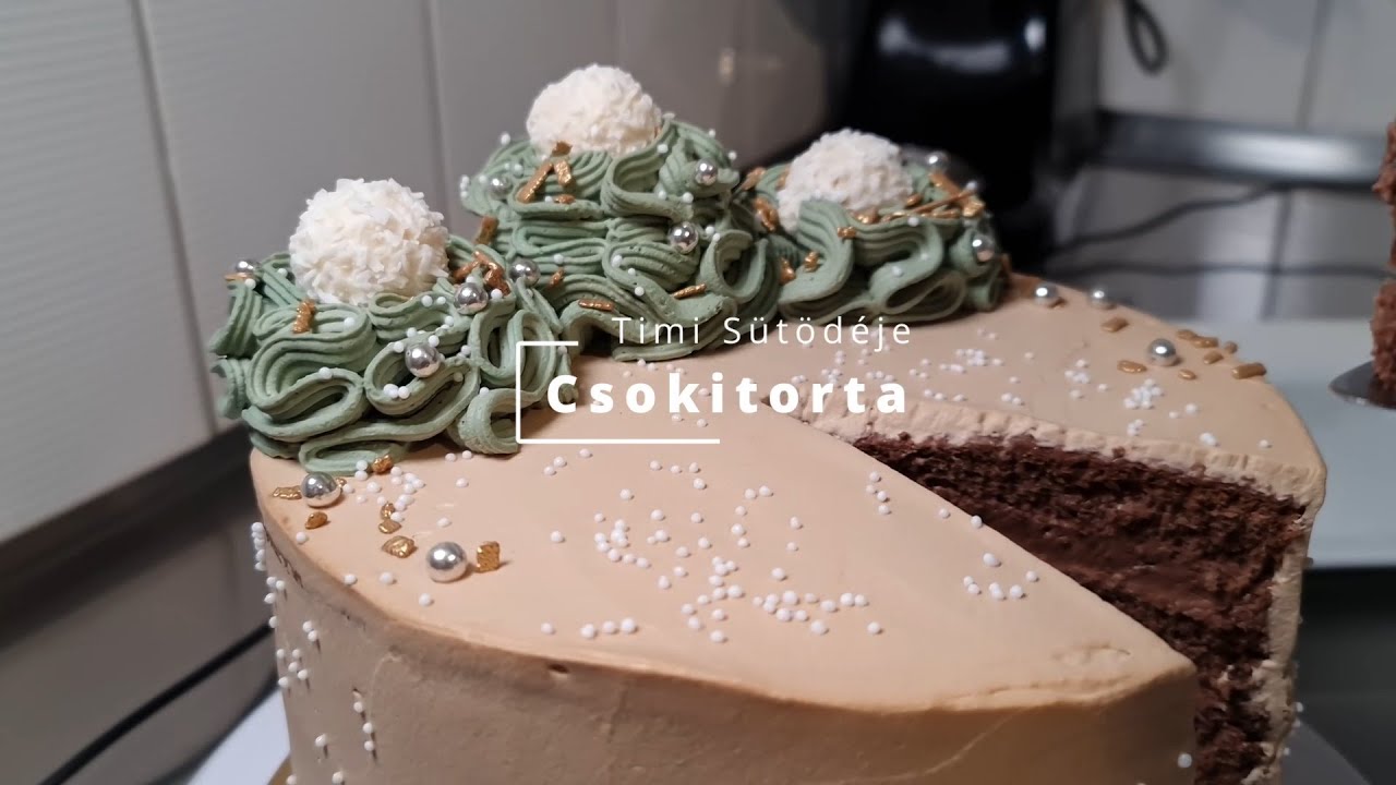 Főzött krémes Csokitorta - Timi Sütödéje