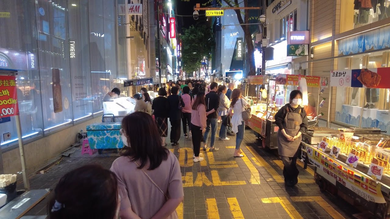 [4k]Amazing Myeongdong Shopping Street 2, Saturday night, Seoul 2023 | 토요일 밤 명동
