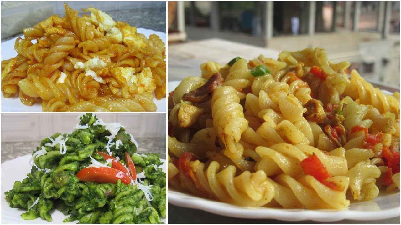 Bengali Style Top 3 Pasta | Pasta Bengali Style Recipe | Palong Pasta | Chicken Pasta | Egg Pasta