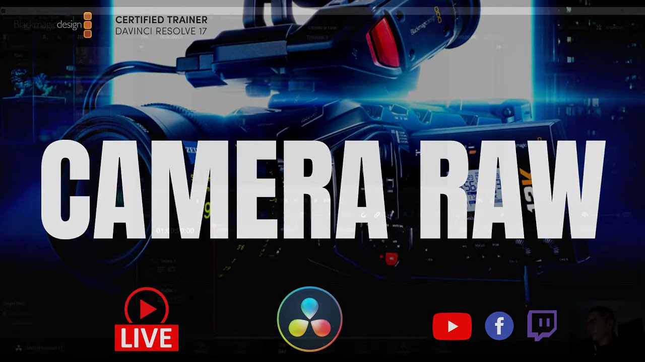 Camera Raw |  LIVE  | Davinci Resolve ITA