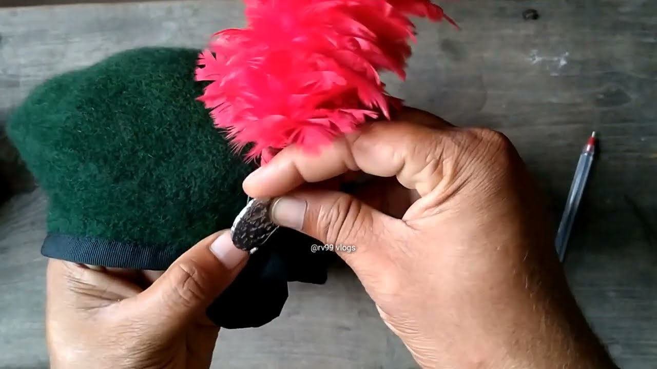 How to arrange an NCC Beret | NCC ka Beret kaise banaye | How to set an NCC  beret #ncc
