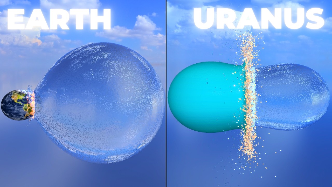 Water Uranus vs Planets