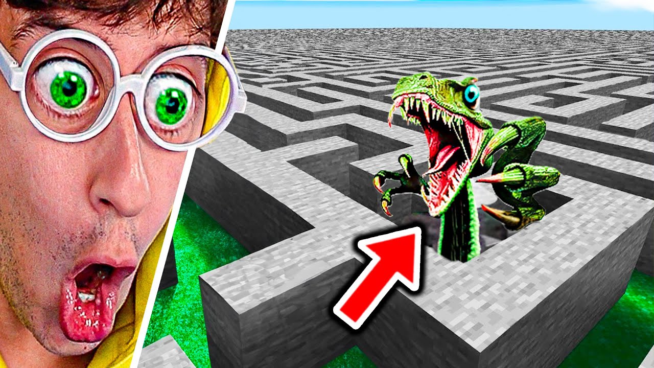 LABERINTO de 1.000 DINOSAURIOS...⛔😨 (imposible) -  Animal Battle Simulator TEKENDO