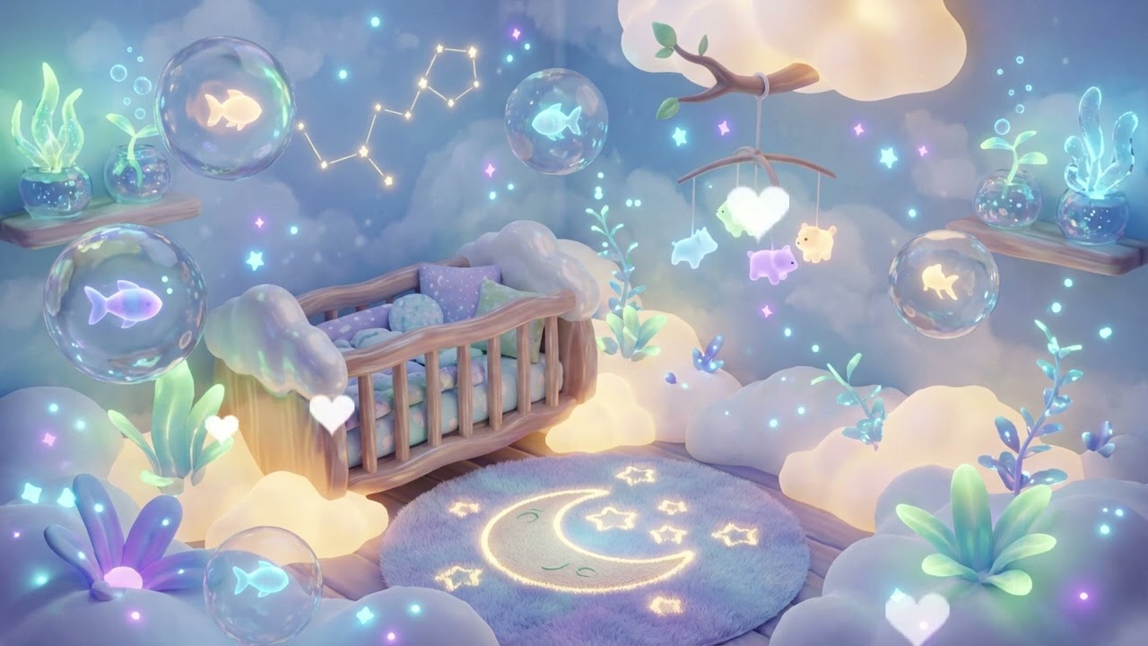 🌙 Dreamy Rainfall 💖 Baby Sleep Music That Works Fast 💤