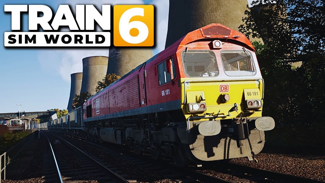 TRAIN SIM WORLD 6 PS5 PRO GAMEPLAY | MIDLAND MAIN LINE - CLASS 66 DB | TOTON TO SILEBY - FREIGHT RUN