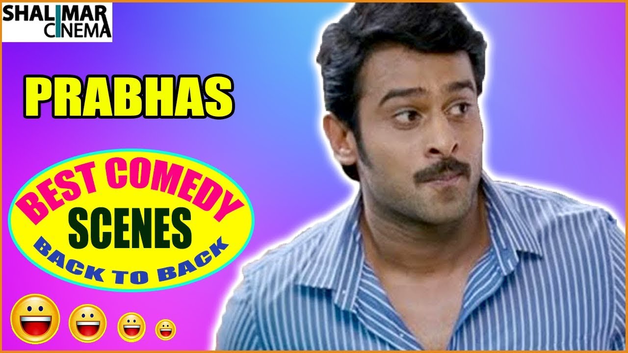 Prabhas Best Comedy Scenes Back To Back || Latest Telugu Comedy Scenes || Shalimarcinema