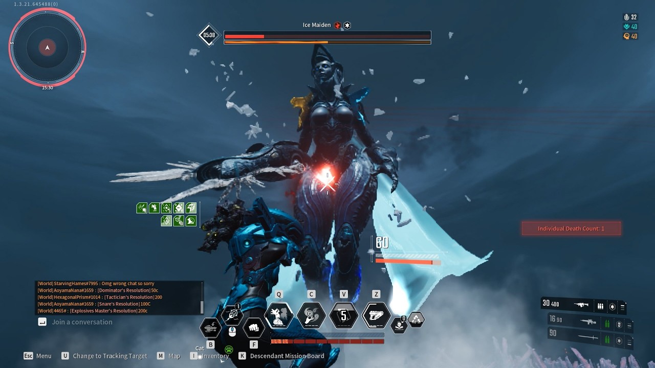 Challenge Ice Maiden (2026), Ultimate Gley SOLO, 3.3 Billion EHP.