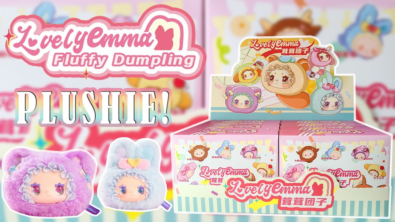 CUTER THAN LABUBU? Unboxing Lovely Emma Fluffy Dumpling Full Series Blind Boxes by Lucky Emma ⭐ 4K ⭐
