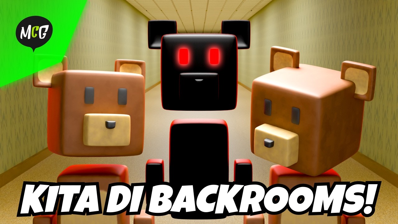 Duo Beruang Terjebak di Backrooms!