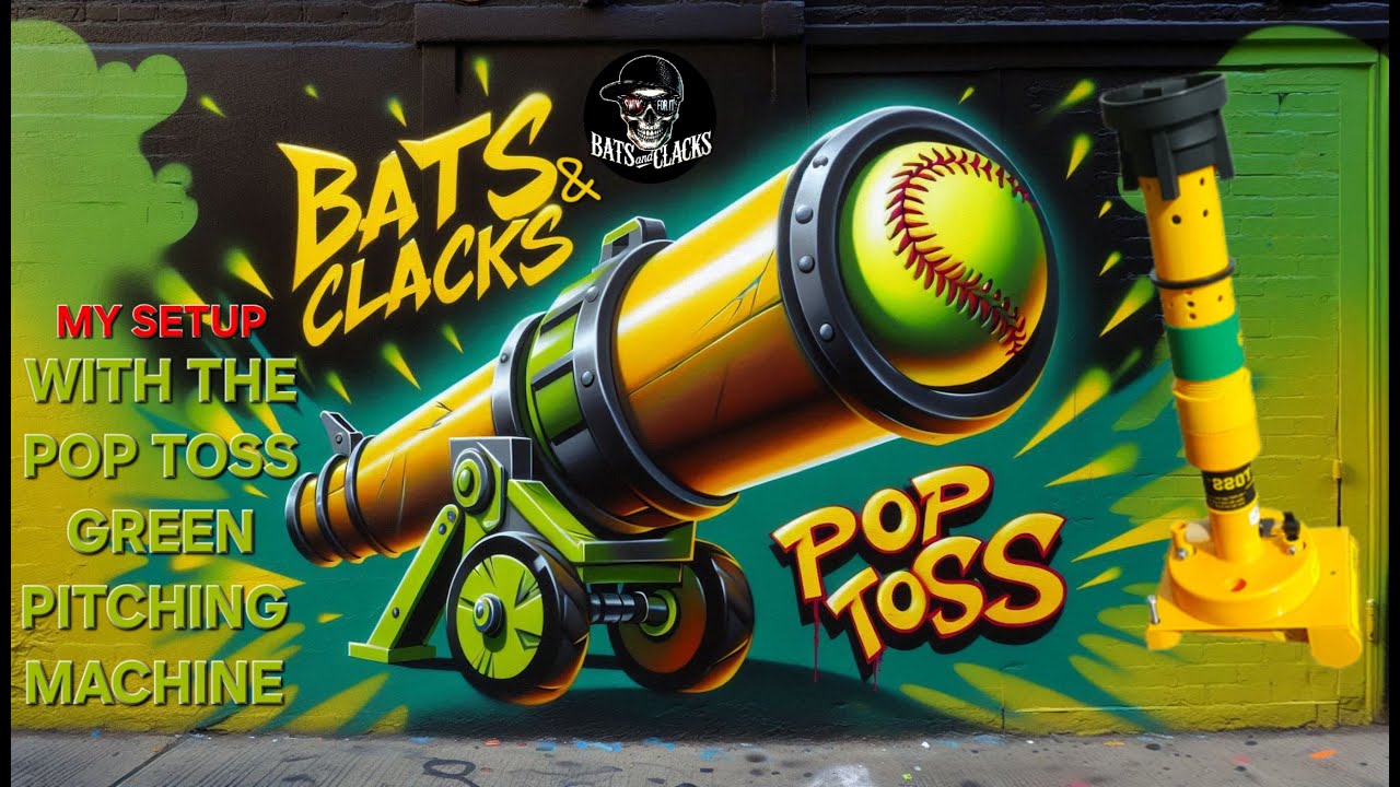 POP TOSS GREEN PITCHING MACHINE