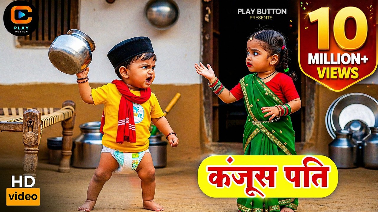 कंजूस पति | करेला की सब्जी पर झगड़ा 😆 | Husband Wife Comedy Video