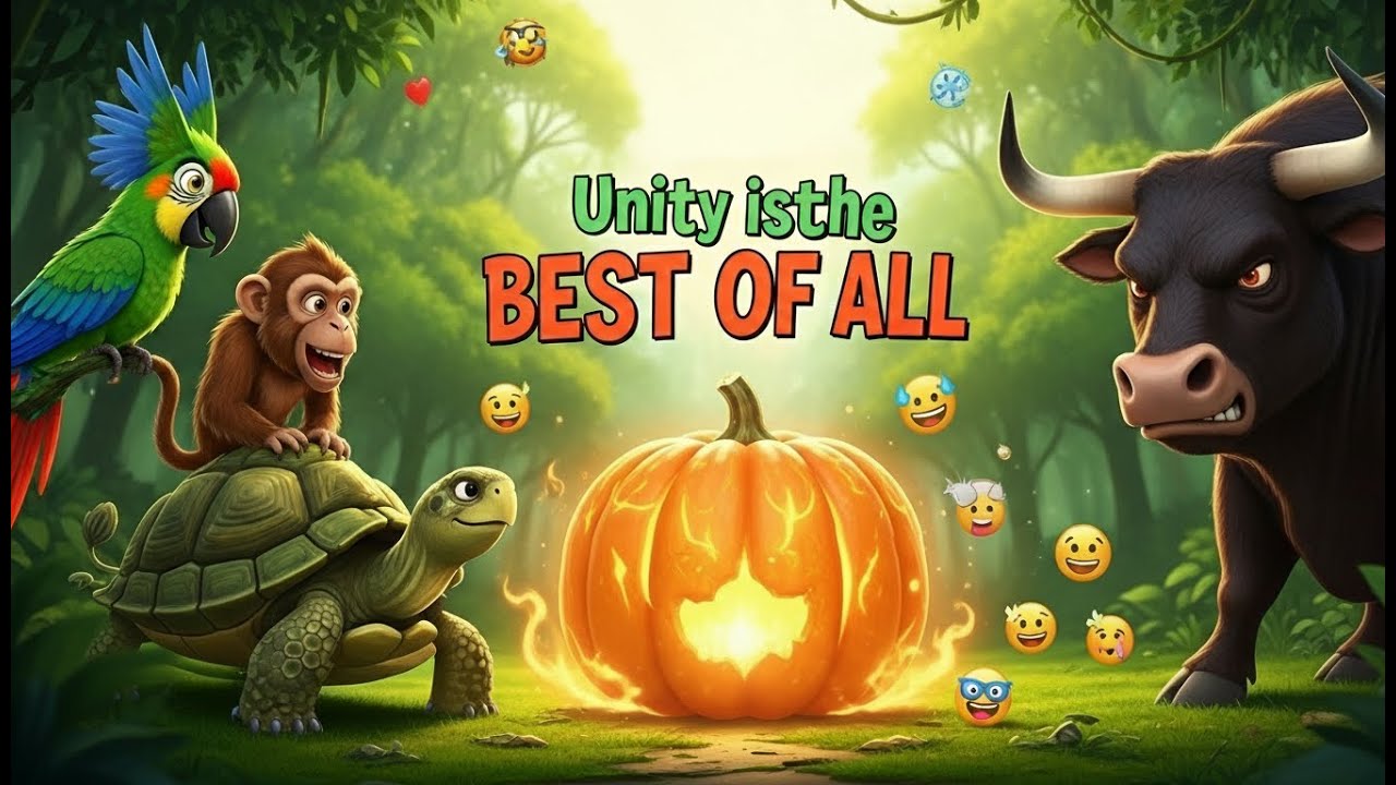 Monkey, Parrot & Tortoise vs The Bull 🐂 What Happened Next? (Unity Wins!)