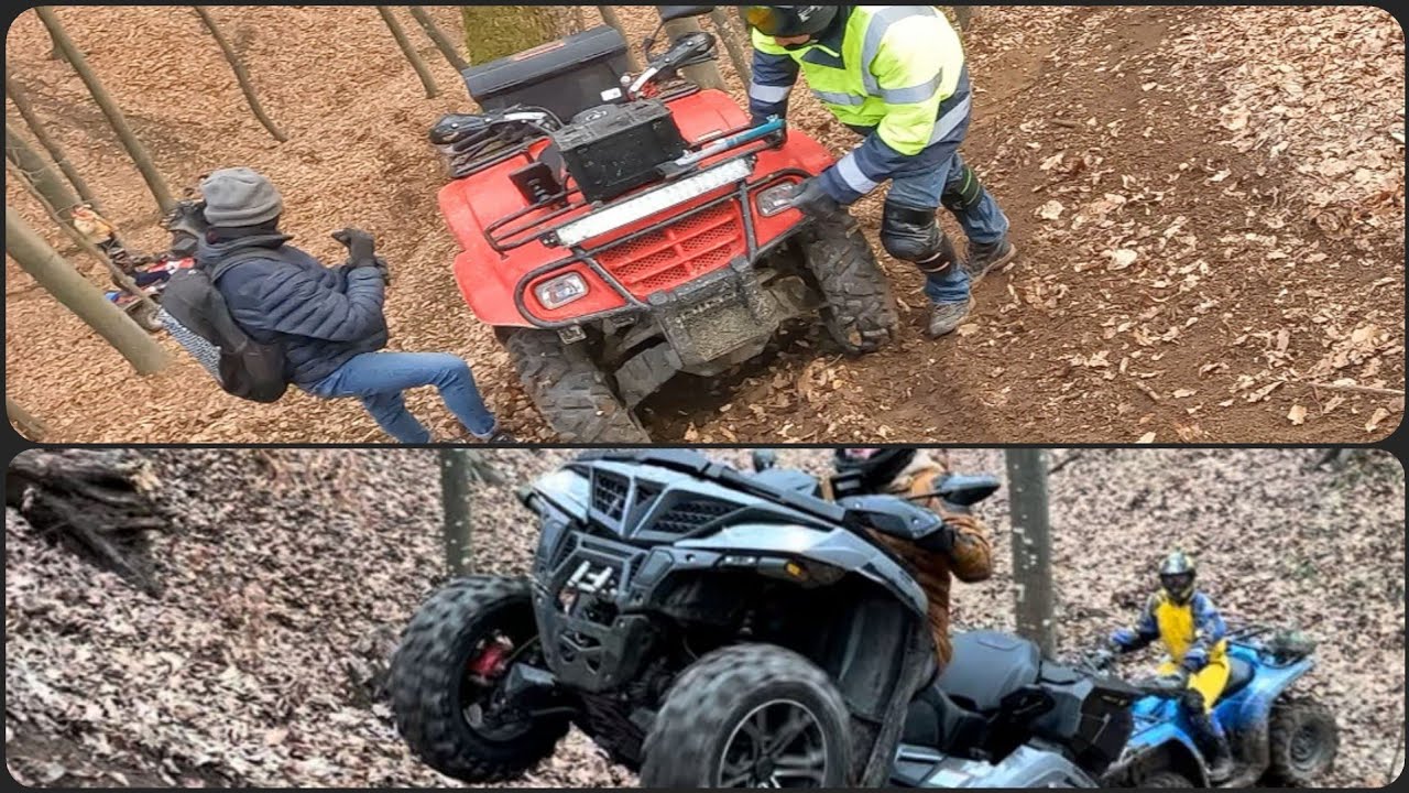 A RAMAS IN VARF!!!! Atv vlog // NU A PUTUT SA URCE PANTA..
