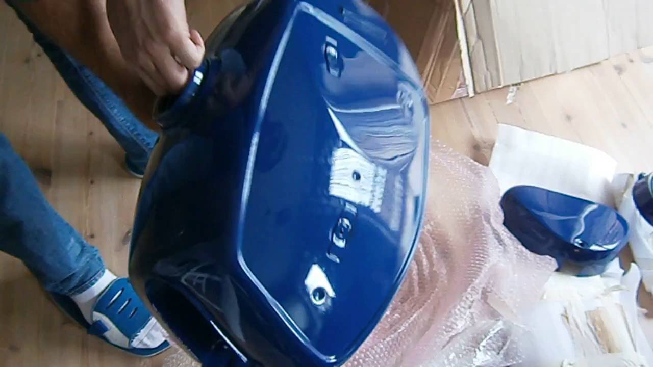 Unboxing części po lakierowaniu MZ TS 250/1 MO 1979