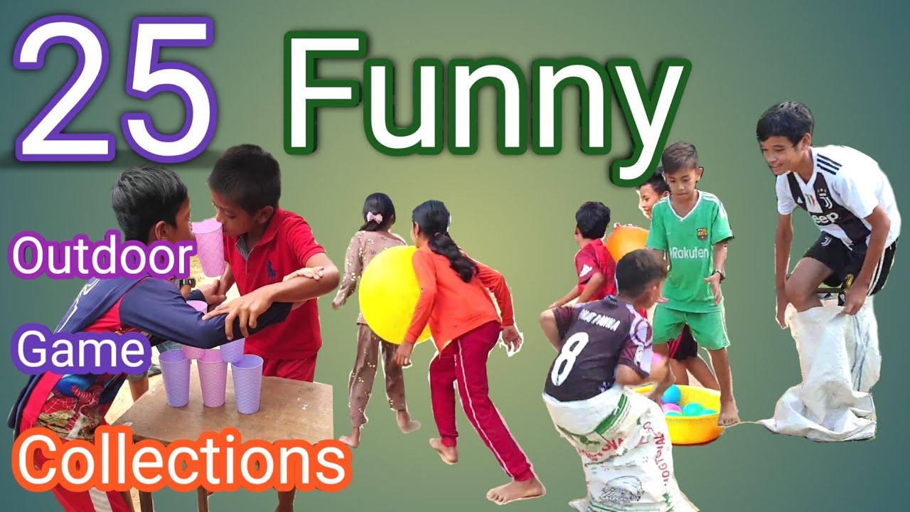 25 Collections Of Fun Outdoor Games / Party Games
