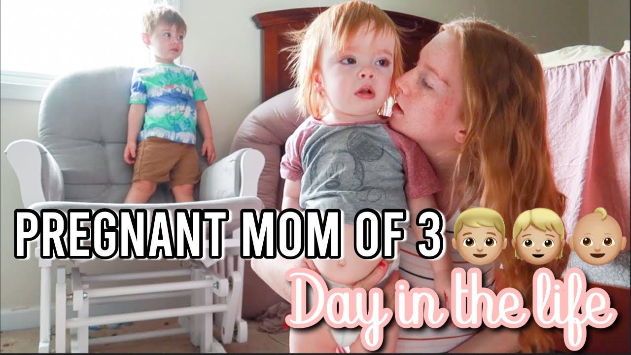 DAY IN THE LIFE OF A YOUNG PREGNANT STAY AT HOME MOM OF 3 | MADELIENE VANMARTER