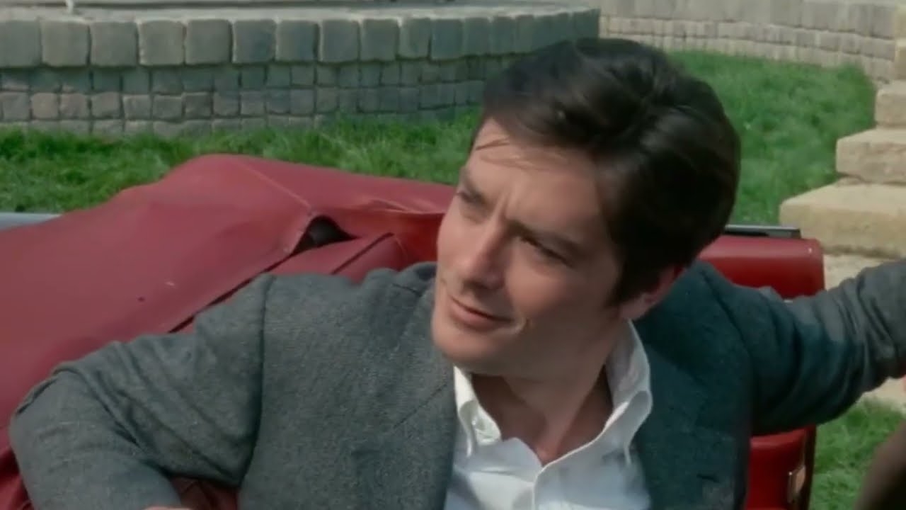 Alain Delon in Diabolically Yours (with Senta Berger)