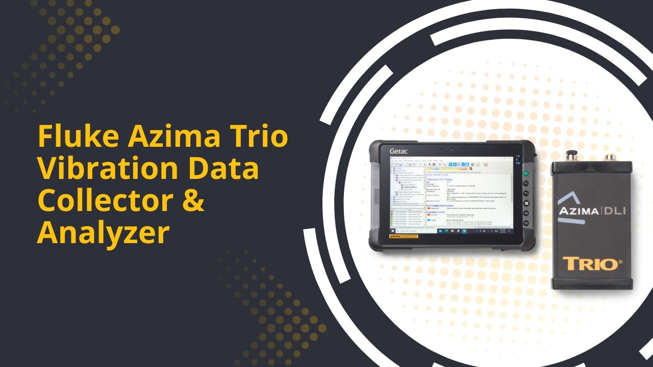 Fluke Azima Trio Vibration Data Collector & Analyzer | Predictive Maintenance Tool