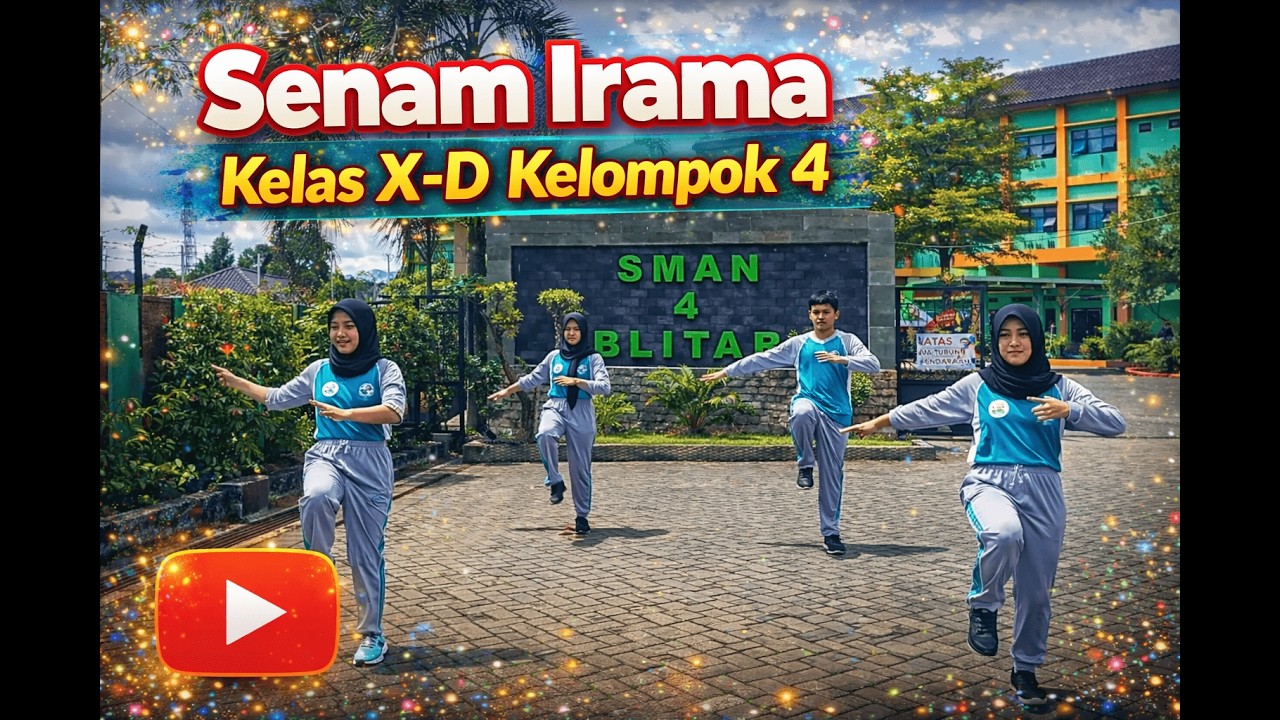 Senam irama 10 menit Kelompok 4 kelas X-D