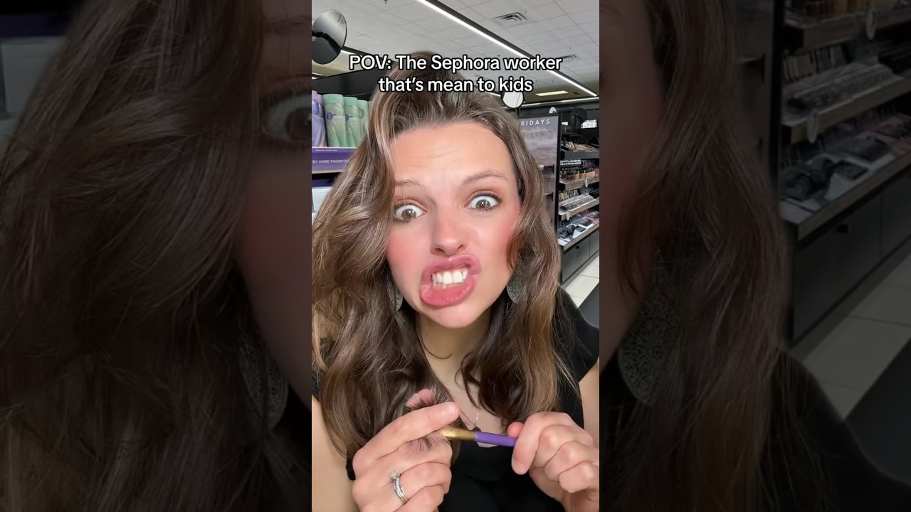 Should I do nice Sephora worker next? #tiktok #sephora #sephorakids #makeup #skincareroutine #pov