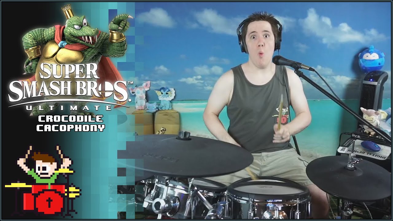 Crocodile Cacophony On Drums!