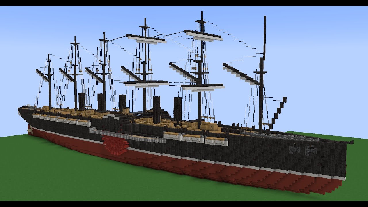 Great Eastern - Ocean Liner | Minecraft Timelapse