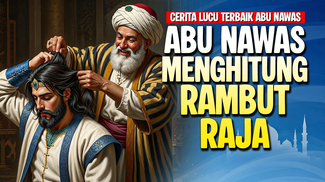 ABU NAWAS MENGHITUNG RAMBUT RAJA HARUN ALRASYID - CERITA LUCU PENGANTAR TIDUR