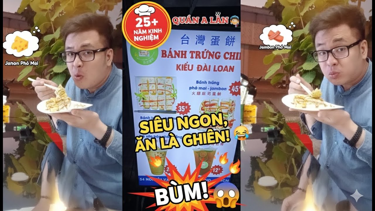 B&aacute;nh Trứng Chi&ecirc;n ĐỘC NHẤT ở S&agrave;i G&ograve;n | Hương Vị 25 Năm Đ&Agrave;I LOAN | BI ƠI OFFICIAL