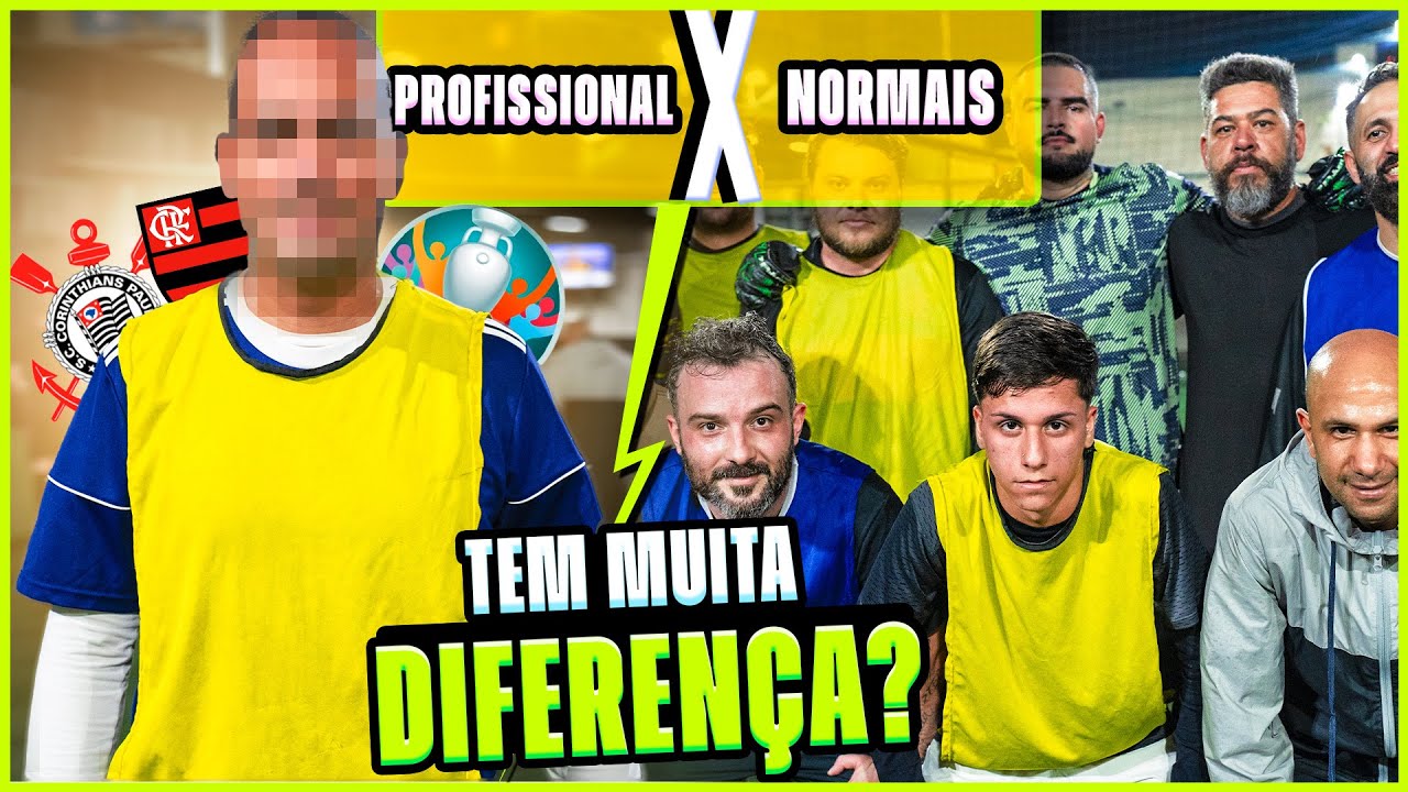 LEVEI UM JOGADOR PROFISSIONAL PARA JOGAR CONTRA PESSOAS COMUNS!